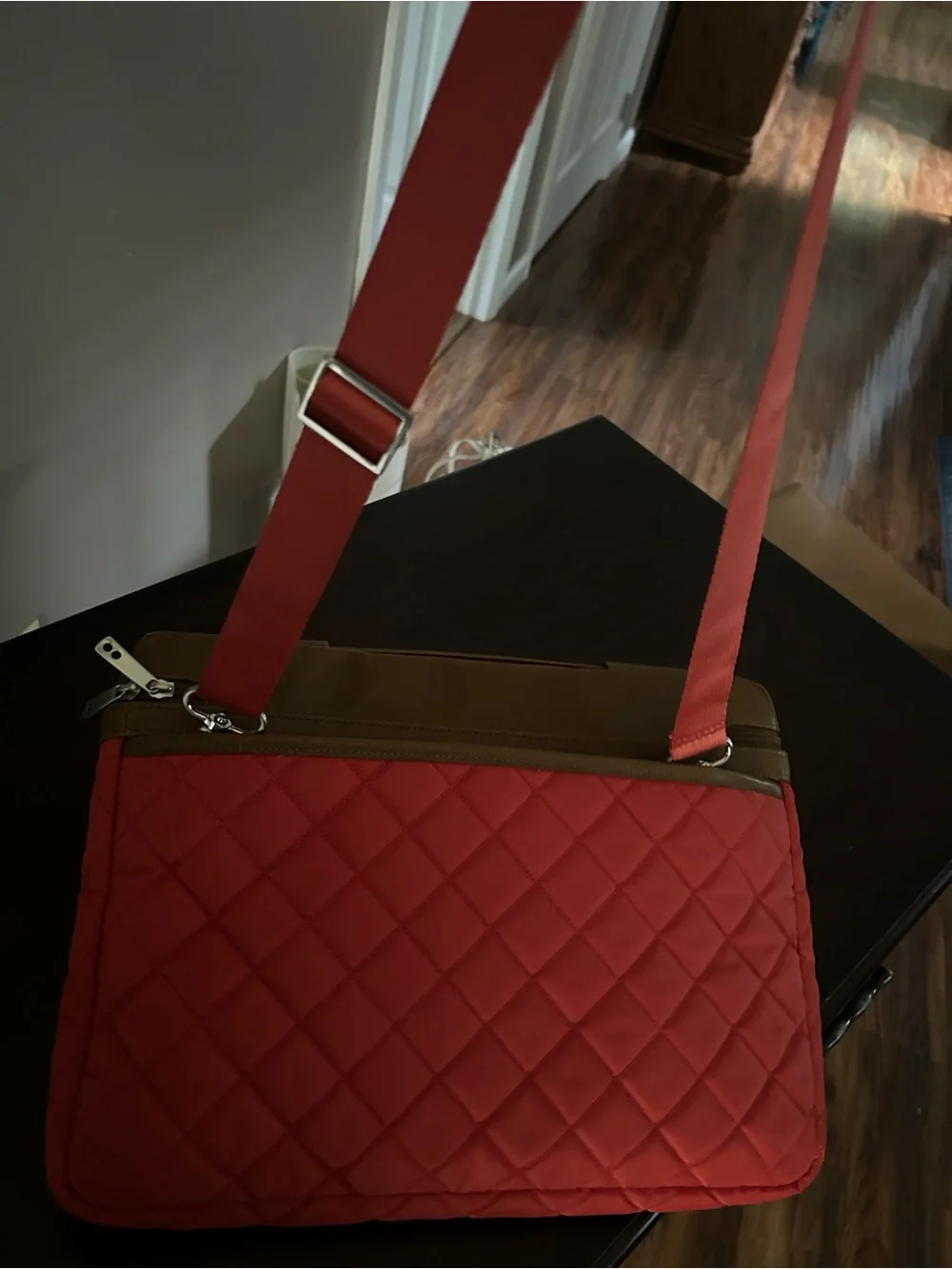 Knomo quilted orange